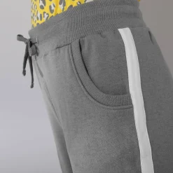 Broek<Blancheporte Tweekleurige joggingbroek chiné grijs / wit