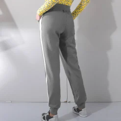 Broek<Blancheporte Tweekleurige joggingbroek chiné grijs / wit