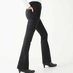 Jeans|Broek<Blancheporte Ultracomfortabele bootcut jeans, kleine lengte black