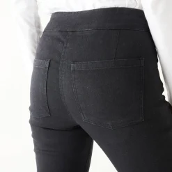 Jeans|Broek<Blancheporte Ultracomfortabele bootcut jeans, kleine lengte black
