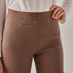 Jeans<Blancheporte Ultracomfortabele jegging met elastische taille - kleine lengte marron glacé