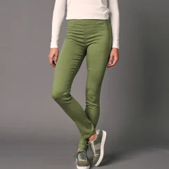 Jeans|Broek<Blancheporte Ultracomfortabele jegging met elastische taille - kleine lengte linde