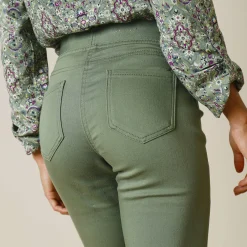 Jeans<Blancheporte Ultracomfortabele jegging met elastische taille - grote lengte linde