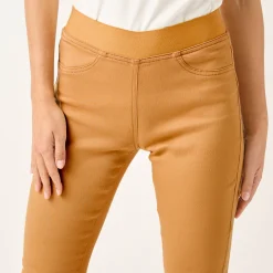 Jeans|Broek<Blancheporte Ultracomfortabele jegging met elastische taille - grote lengte kerrie