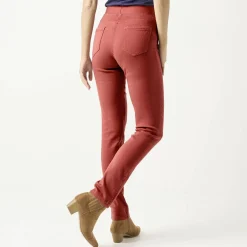 Jeans|Broek<Blancheporte Ultracomfortabele jegging met elastische taille - kleine lengte tomette