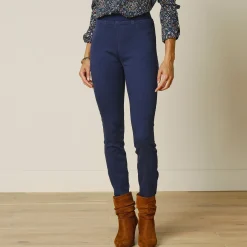 Jeans<Blancheporte Ultracomfortabele jegging met elastische taille - grote lengte marine