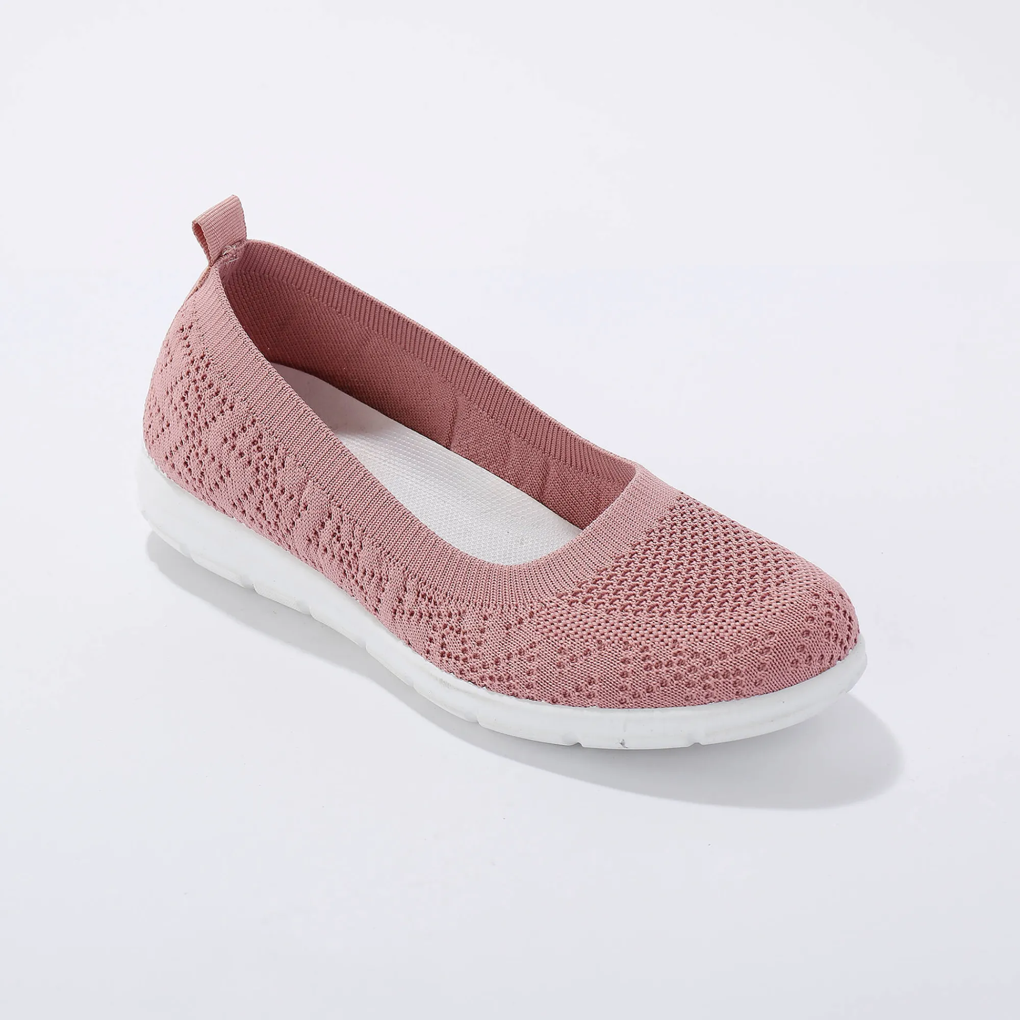 Ballerina's|Schoenen<Blancheporte Ultralichte ballerina's in mesh roze