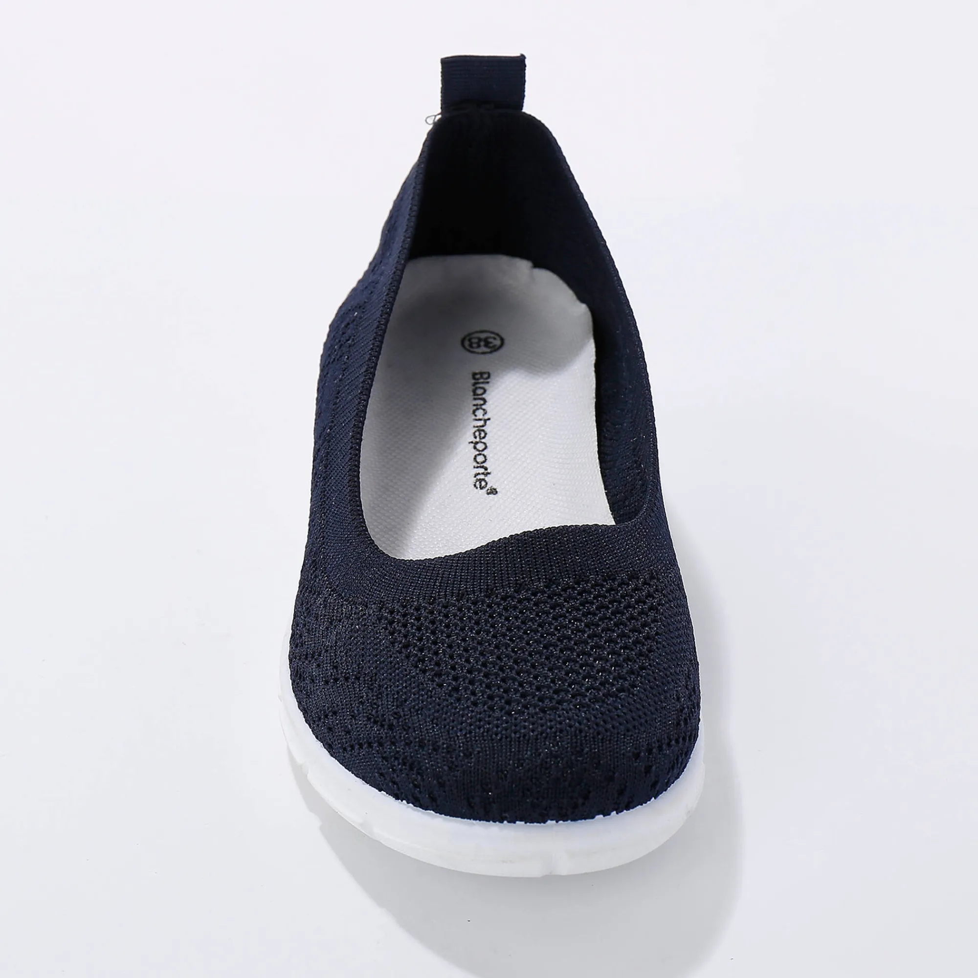 Ballerina's|Schoenen<Blancheporte Ultralichte ballerina's in mesh marine