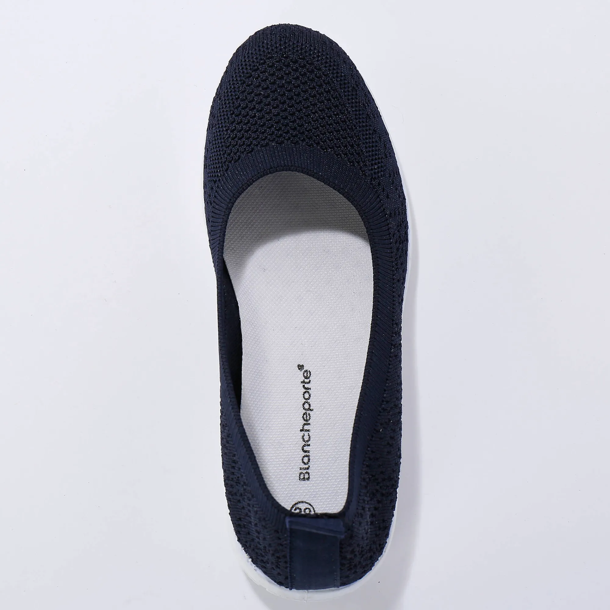 Ballerina's|Schoenen<Blancheporte Ultralichte ballerina's in mesh marine