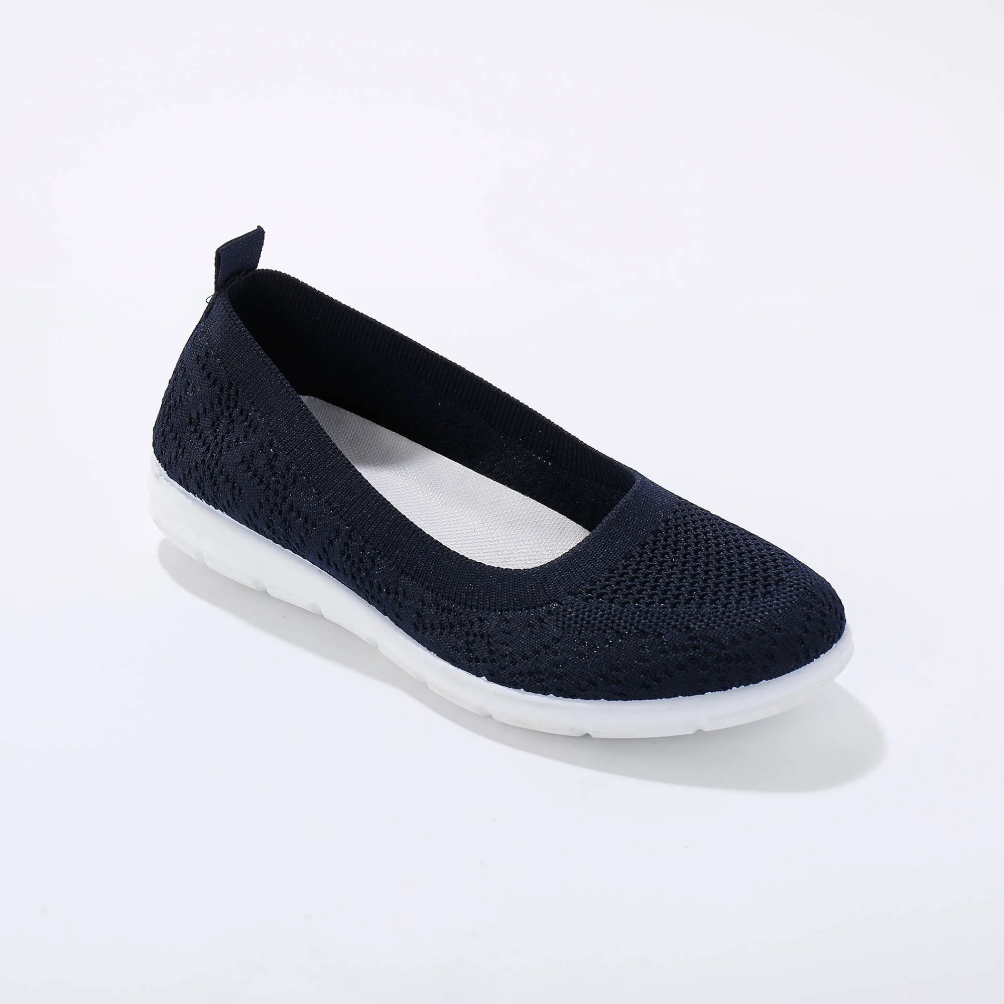 Ballerina's|Schoenen<Blancheporte Ultralichte ballerina's in mesh marine