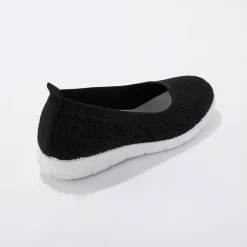 Ballerina's|Schoenen<Blancheporte Ultralichte ballerina's in mesh zwart