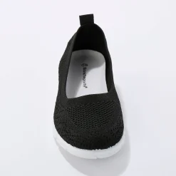 Ballerina's|Schoenen<Blancheporte Ultralichte ballerina's in mesh zwart