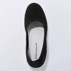 Ballerina's|Schoenen<Blancheporte Ultralichte ballerina's in mesh zwart