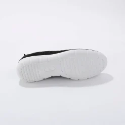 Ballerina's|Schoenen<Blancheporte Ultralichte ballerina's in mesh zwart