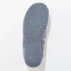 Sloffen|Sloffen<Blancheporte Ultrasoepele sloffen met pluchetouch blauw