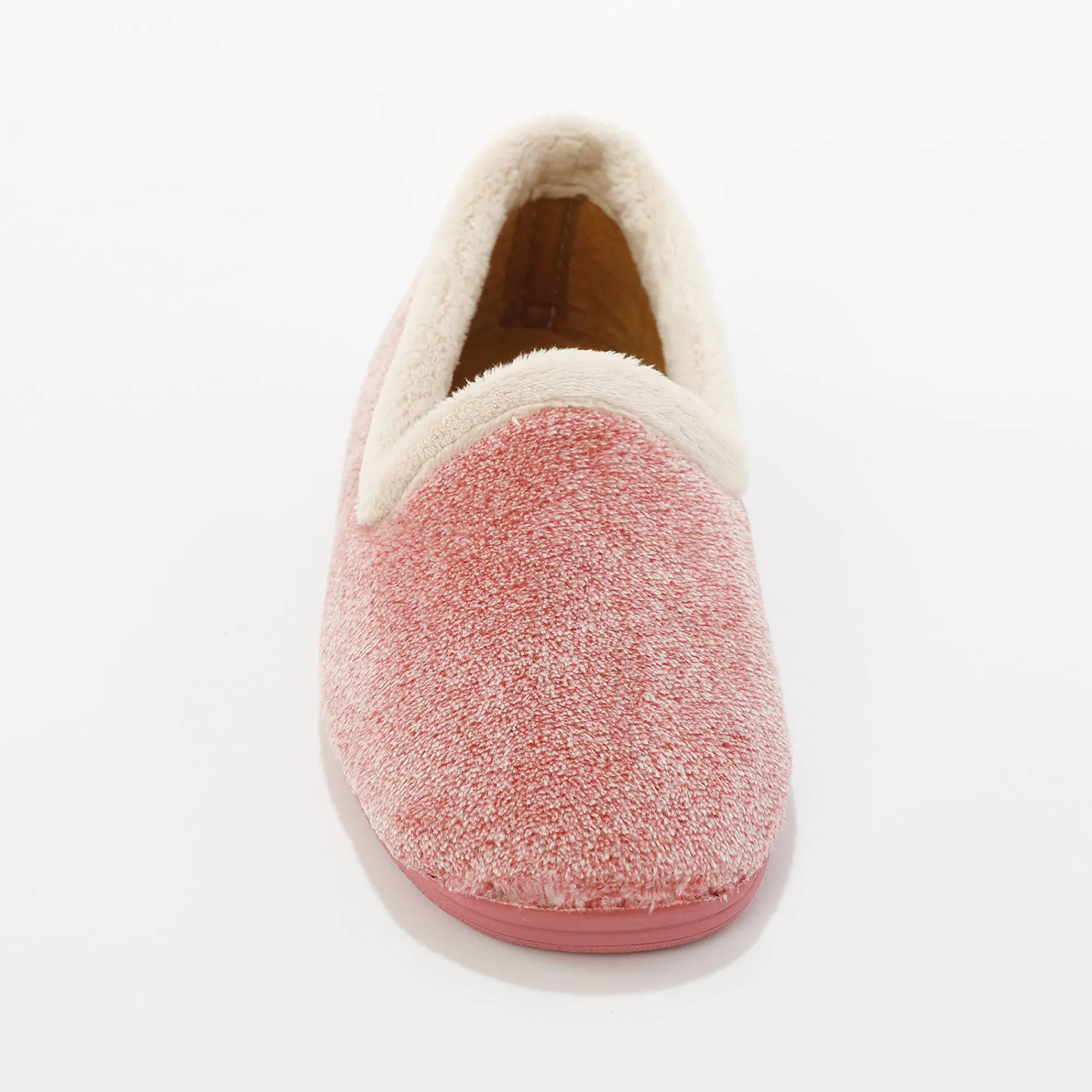 Sloffen|Sloffen<Blancheporte Ultrasoepele sloffen met pluchetouch roze