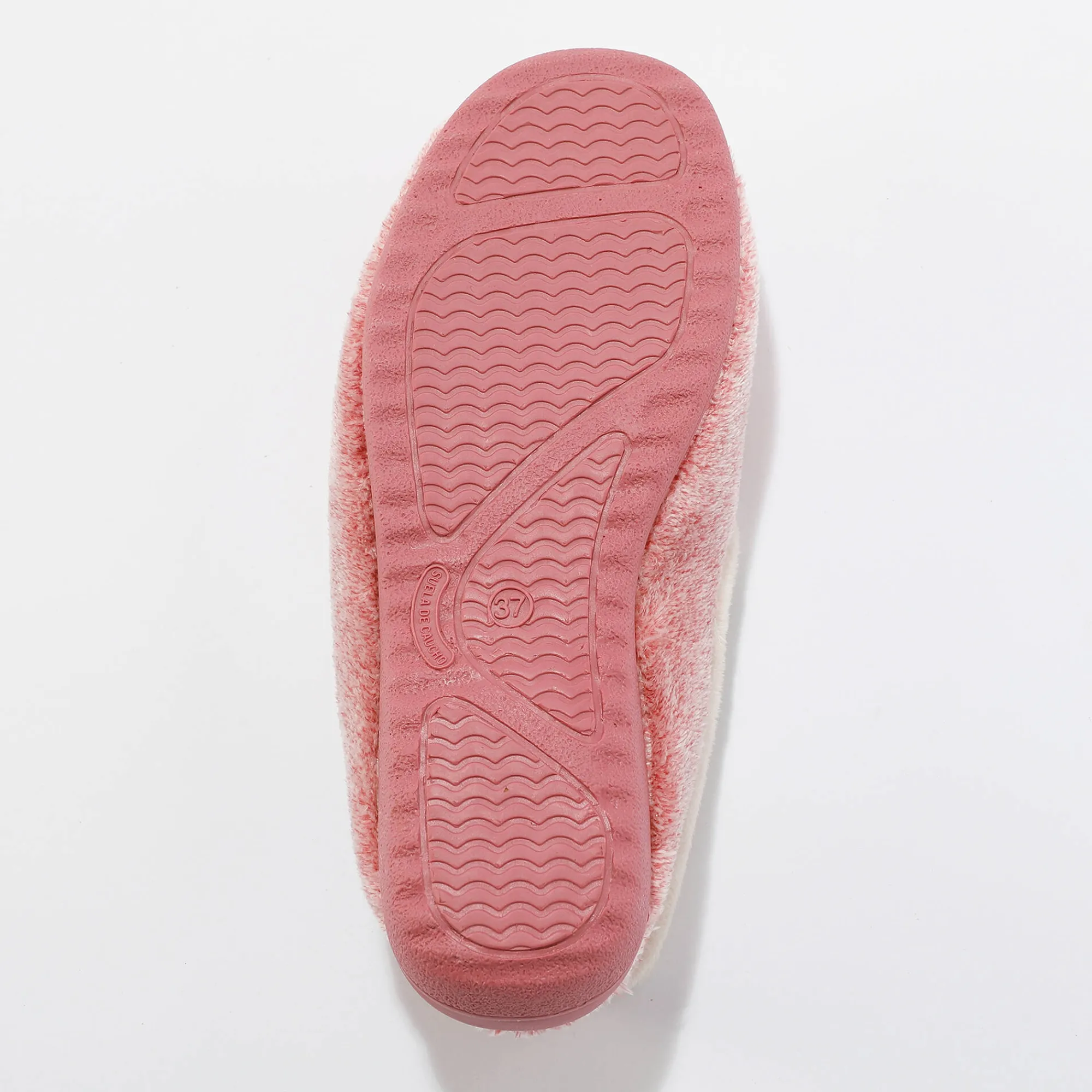 Sloffen|Sloffen<Blancheporte Ultrasoepele sloffen met pluchetouch roze