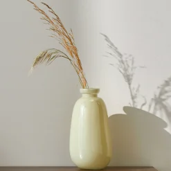 Decoratieartikel<Blancheporte Vass in , halfdoorzichtig glas zandkleur