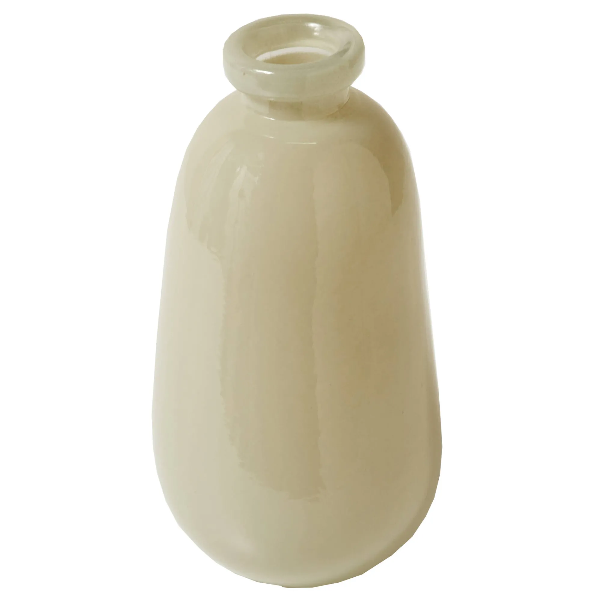 Decoratieartikel<Blancheporte Vass in , halfdoorzichtig glas zandkleur