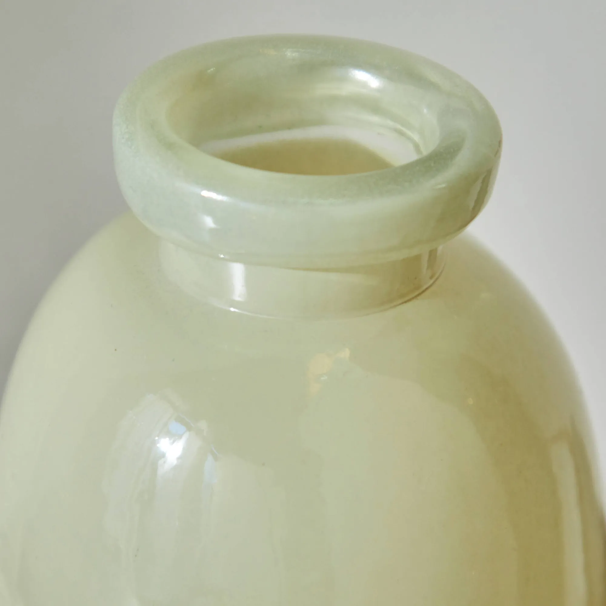 Decoratieartikel<Blancheporte Vass in , halfdoorzichtig glas zandkleur