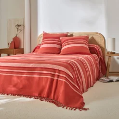 Kussenhoes<Blancheporte Veelkleurig artisanaal geweven kussenhoes - set van 2 terracotta
