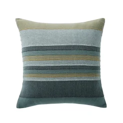 Kussenhoes<Blancheporte Veelkleurig artisanaal geweven kussenhoes - set van 2 grijsgroen