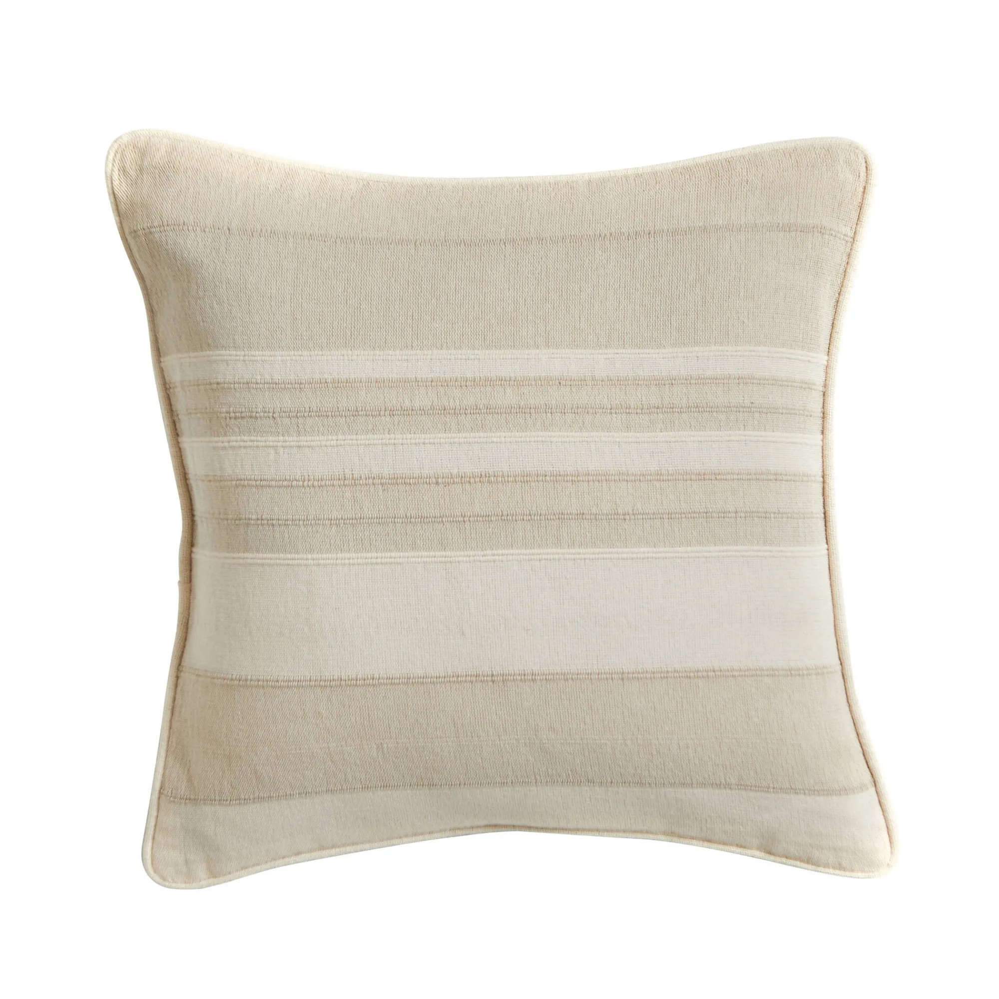 Kussenhoes<Blancheporte Veelkleurig artisanaal geweven kussenhoes - set van 2 zandkleur