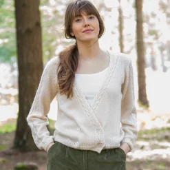 Trui En Vest<Blancheporte Vest in wikkelstijl zandkleur