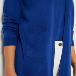 Trui En Vest<Blancheporte Vest met kasjmiertouch felblauw