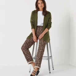 Trui En Vest<Blancheporte Vest met kasjmiertouch kaki