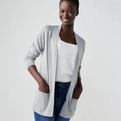 Trui En Vest<Blancheporte Vest met kasjmiertouch chiné grijs