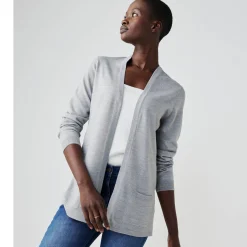 Trui En Vest<Blancheporte Vest met kasjmiertouch chiné grijs