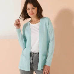 Trui En Vest<Blancheporte Vest met kasjmiertouch watergroen