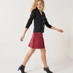 Feestoutfits Dames|Trui En Vest<Blancheporte Vest met V-hals, knoopsluiting en asymmetrische onderkant zwart