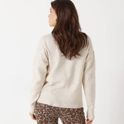 Trui En Vest<Blancheporte Vestjasje met knopen, gerecycleerd polyester(**) chiné beige