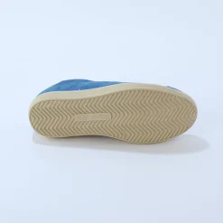 Baskets En Sneakers|Schoenen<Blancheporte Vintage sneakers in splitleer, gekleurd blauw
