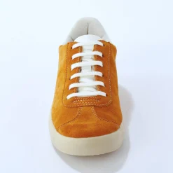 Baskets En Sneakers|Schoenen<Blancheporte Vintage sneakers in splitleer, gekleurd oranje