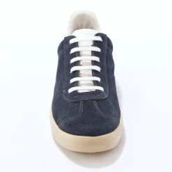 Baskets En Sneakers|Schoenen<Blancheporte Vintage sneakers in splitleer, gekleurd jeansblauw