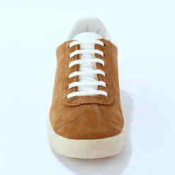 Baskets En Sneakers|Schoenen<Blancheporte Vintage sneakers in splitleer, gekleurd taupe
