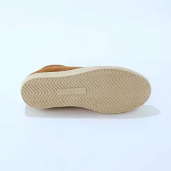 Baskets En Sneakers|Schoenen<Blancheporte Vintage sneakers in splitleer, gekleurd taupe