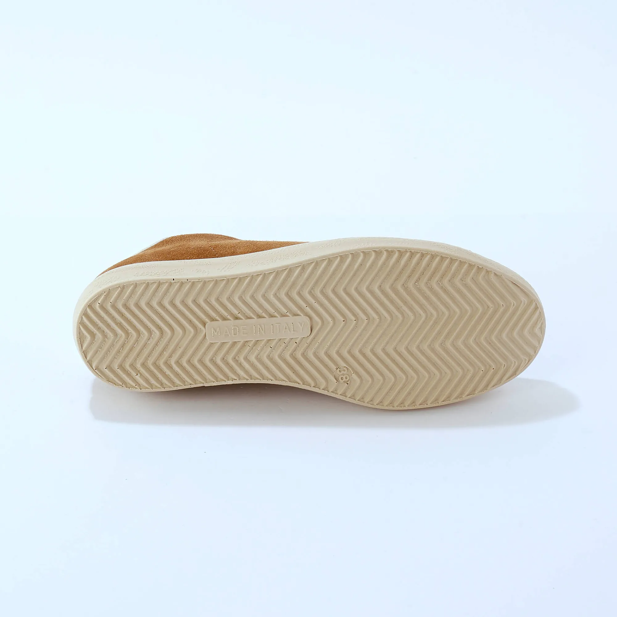 Baskets En Sneakers|Schoenen<Blancheporte Vintage sneakers in splitleer, gekleurd taupe