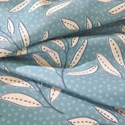 Tafellaken En Tafelloper<Blancheporte Vlekkenwerend tafellaken met varenprint eucalyptus / ecru