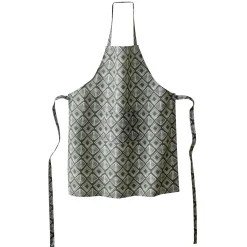 Schorten<Blancheporte Vlekwerende schort met geometrische print kaki / wit