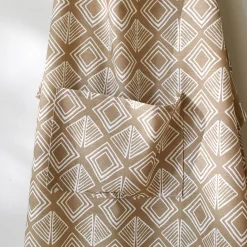 Schorten<Blancheporte Vlekwerende schort met geometrische print beige / wit
