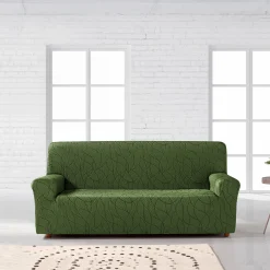 Zitbankhoes<Blancheporte Voorgevormde fauteuil- en zitbankhoes 'Alexia' groen