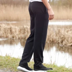 Broek<Blancheporte Vrijetijdsbroek in molton zwart