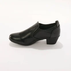 Derby's En Mocassins|Schoenen<Blancheporte Wandelschoenen met rits - comfortabele breedte zwart