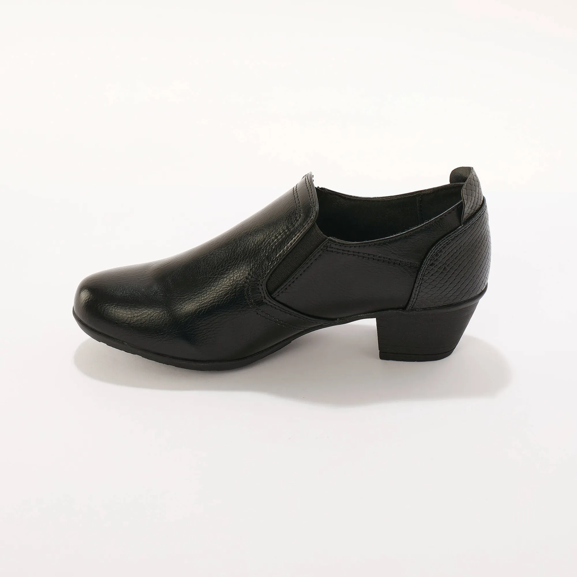Derby's En Mocassins|Schoenen<Blancheporte Wandelschoenen met rits - comfortabele breedte zwart