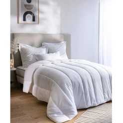 Dekbed<Abeil Warm dekbed met vulling in gerecycleerde vezels 300 g/m2 wit