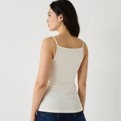 Thermisch Ondergoed<Blancheporte Warm topje met 'tweede huid'-effect ivoorkleur